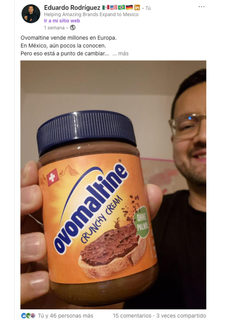 Mexico expansion project between Ovomaltine and Rodriguezcuervo.com